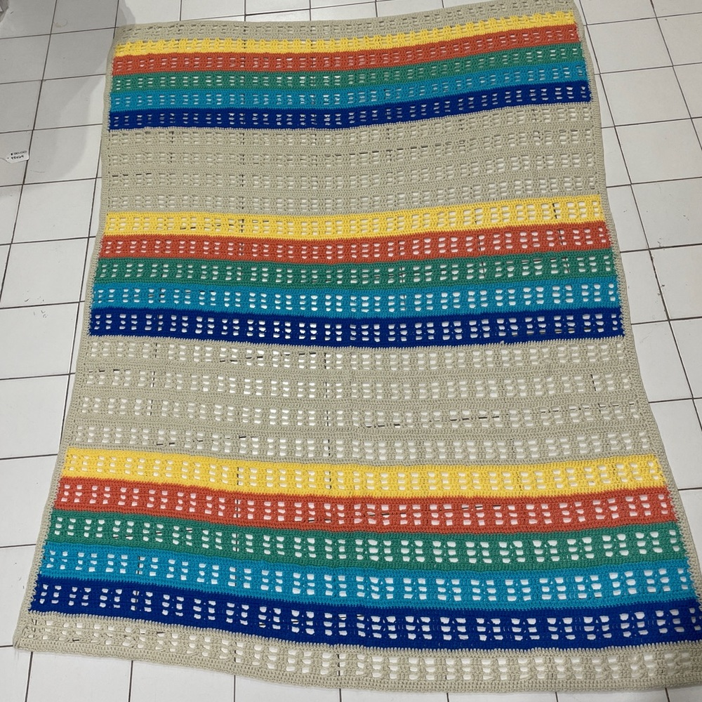 Crocheted Afghan Blanket